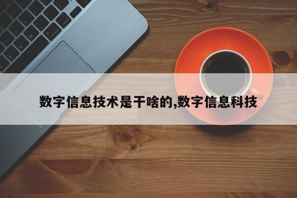数字信息技术是干啥的,数字信息科技